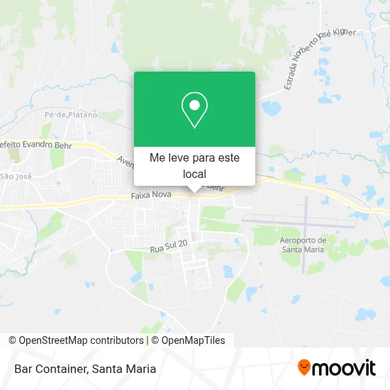 Bar Container mapa