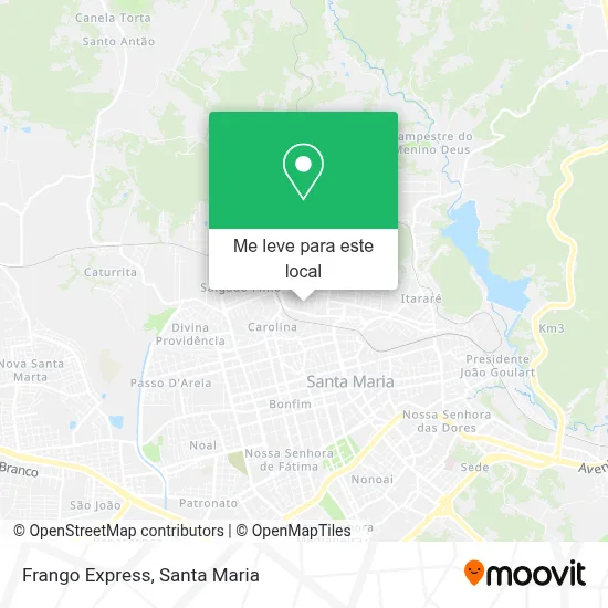 Frango Express mapa