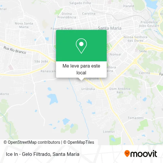 Ice In - Gelo Filtrado mapa