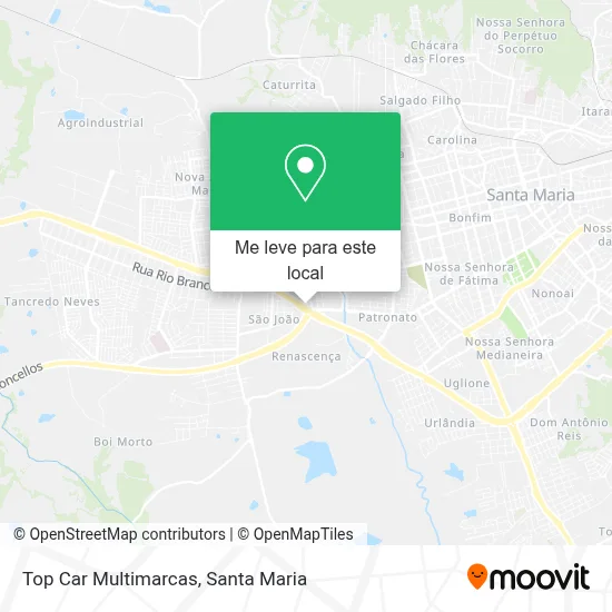 Top Car Multimarcas mapa