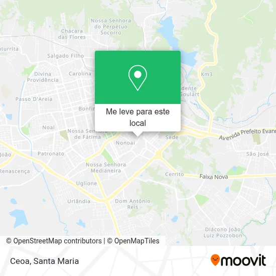 Ceoa mapa