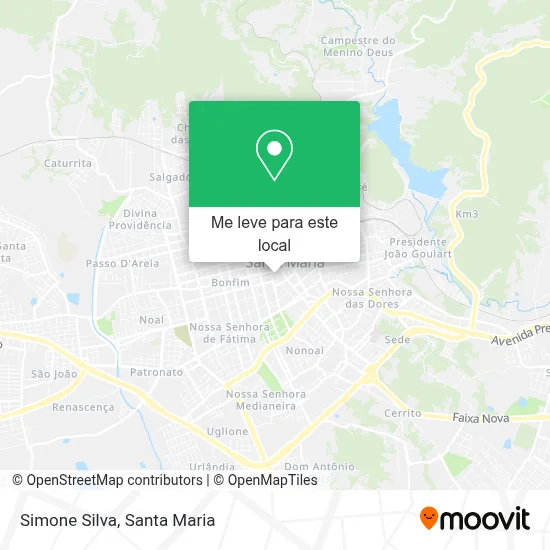 Simone Silva mapa