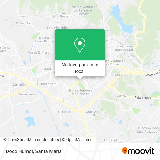 Doce Humor mapa