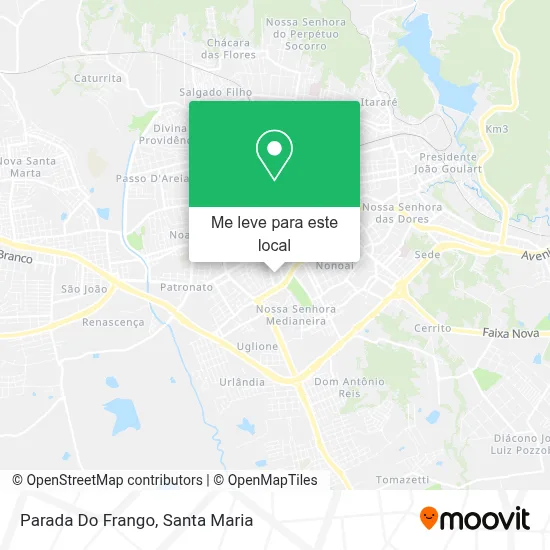 Parada Do Frango mapa