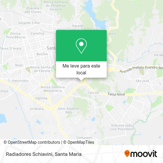Radiadores Schiavini mapa
