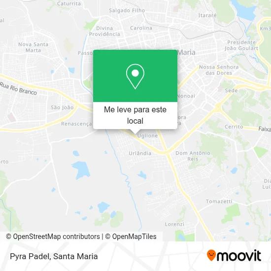 Pyra Padel mapa