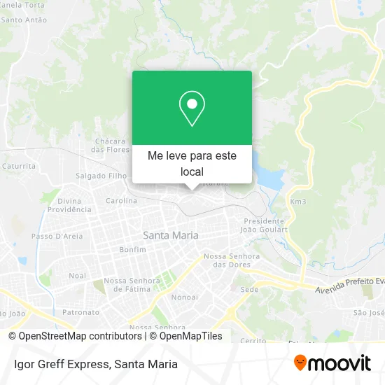 Igor Greff Express mapa