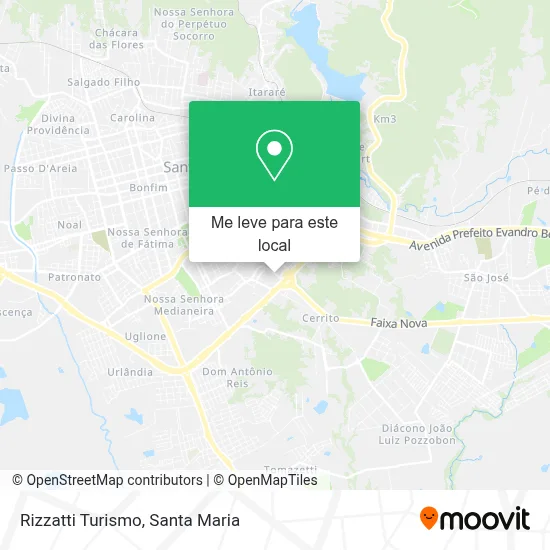 Rizzatti Turismo mapa