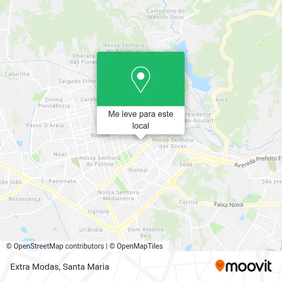 Extra Modas mapa
