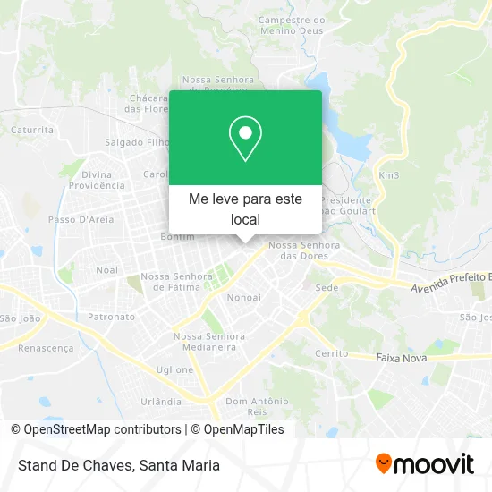 Stand De Chaves mapa