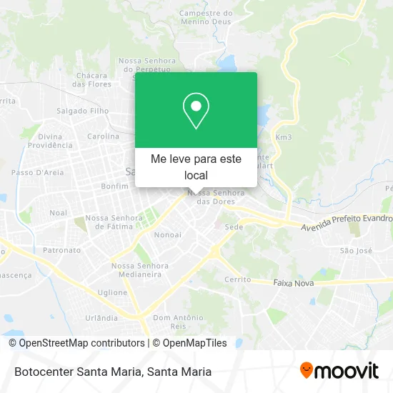 Botocenter Santa Maria mapa
