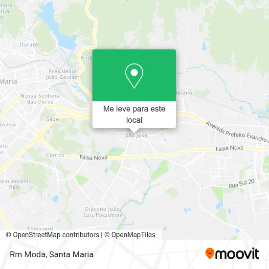 Rm Moda mapa