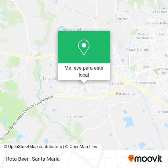 Rota Beer. mapa