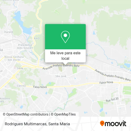 Rodrigues Multimarcas mapa