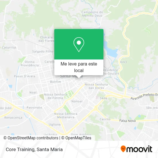 Core Training mapa