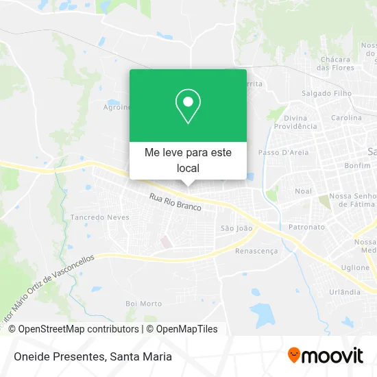 Oneide Presentes mapa