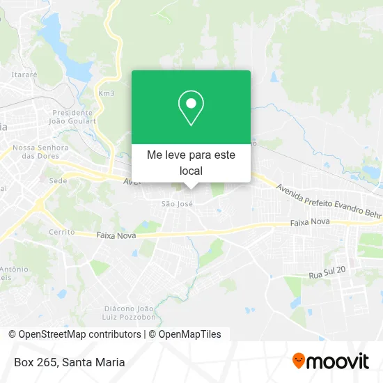 Box 265 mapa