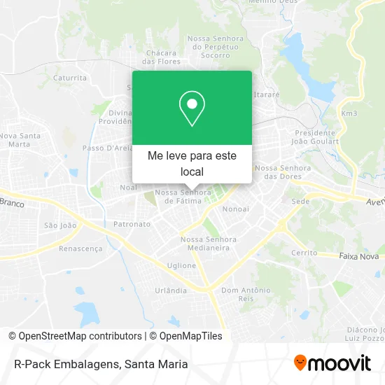 R-Pack Embalagens mapa