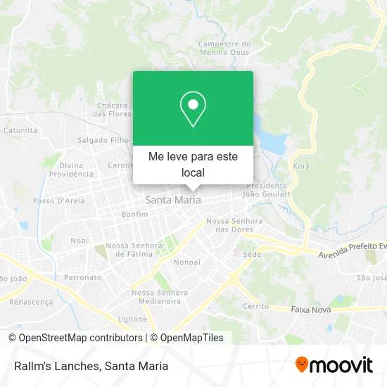 Rallm's Lanches mapa