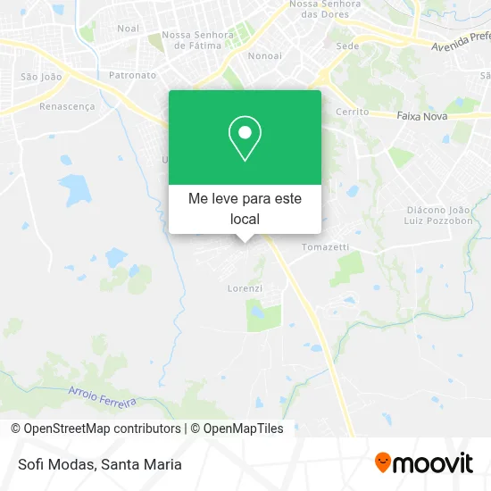 Sofi Modas mapa