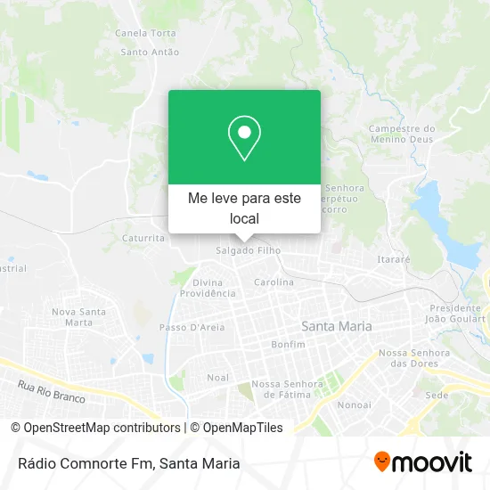 Rádio Comnorte Fm mapa