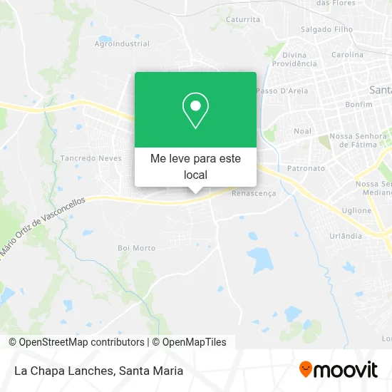 La Chapa Lanches mapa
