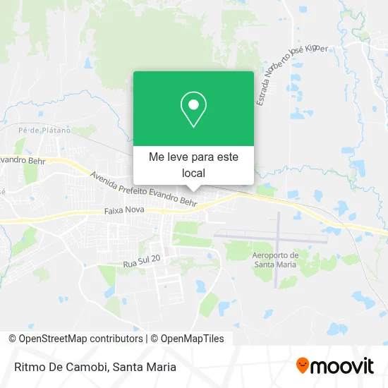 Ritmo De Camobi mapa
