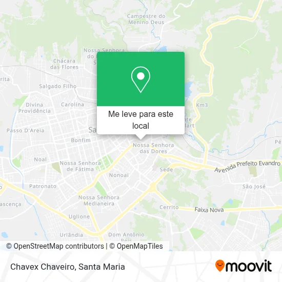 Chavex Chaveiro mapa