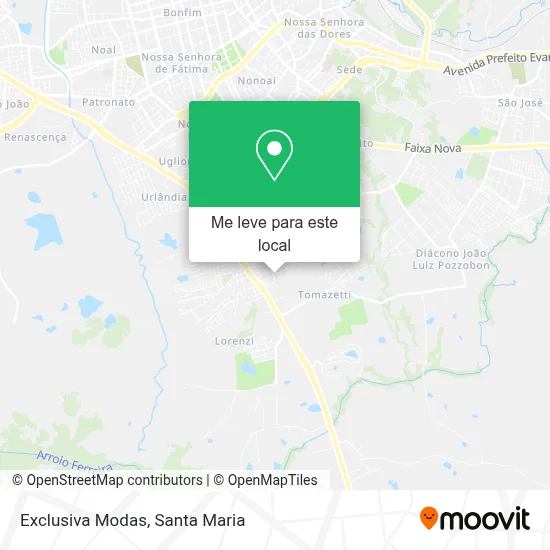 Exclusiva Modas mapa