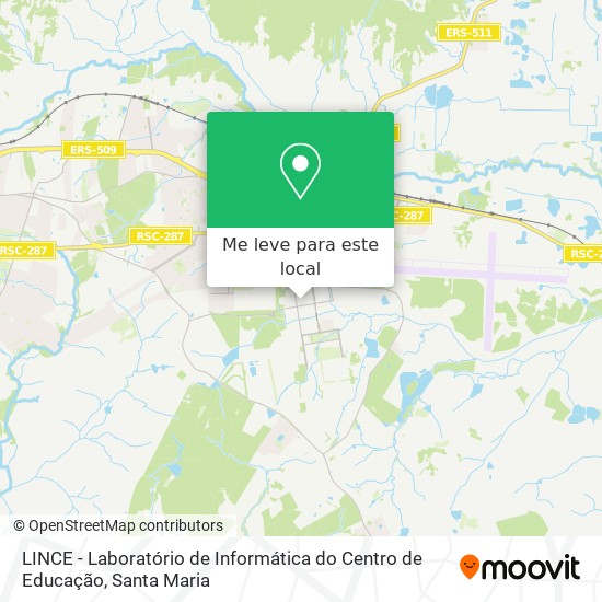 LINCE - Laboratório de Informática do Centro de Educação mapa