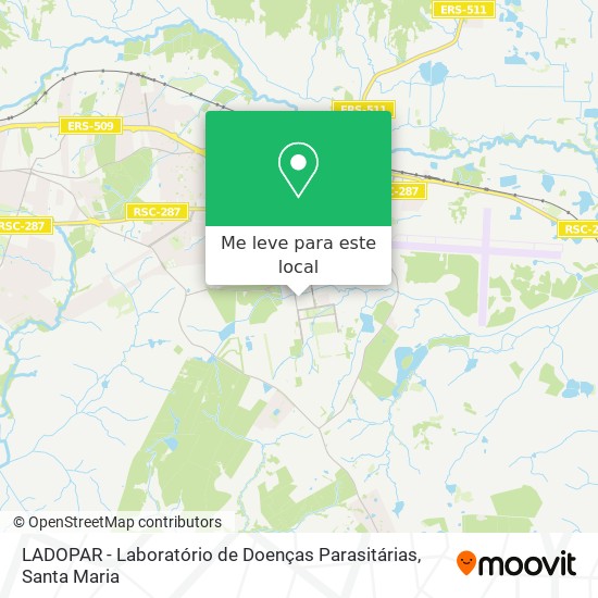 LADOPAR - Laboratório de Doenças Parasitárias mapa