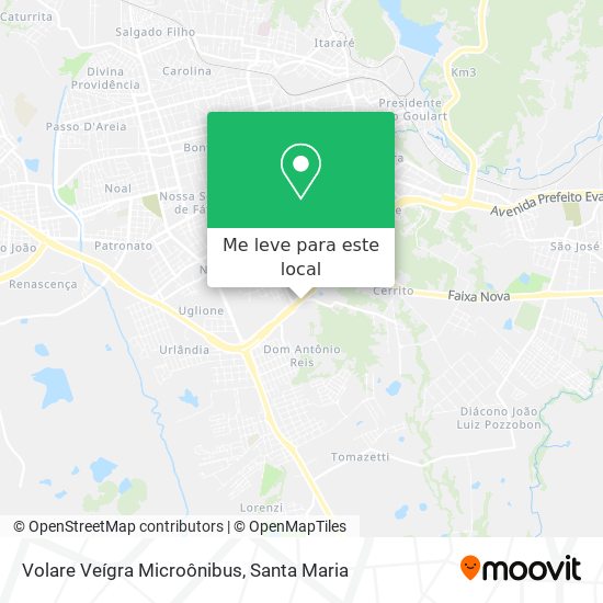 Volare Veígra Microônibus mapa
