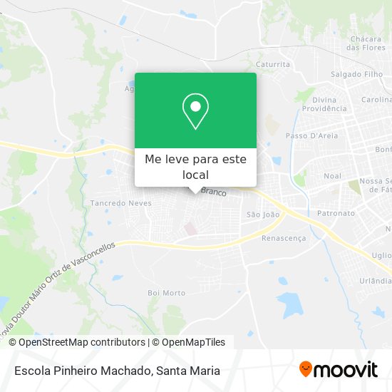 Escola Pinheiro Machado mapa