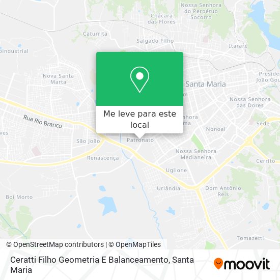 Ceratti Filho Geometria E Balanceamento mapa