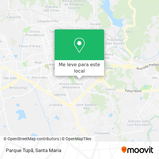 Parque Tupã mapa