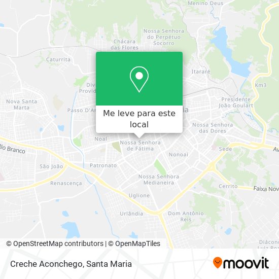 Creche Aconchego mapa
