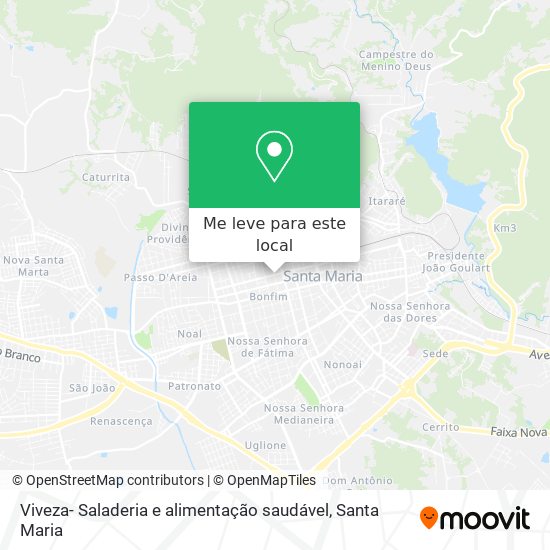 Viveza- Saladeria e alimentação saudável mapa