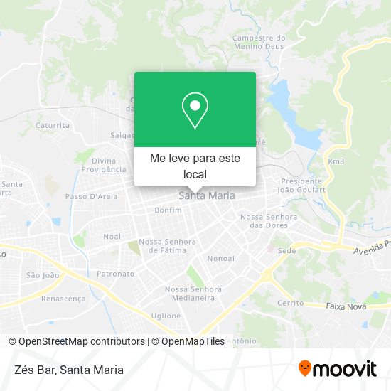 Zés Bar mapa