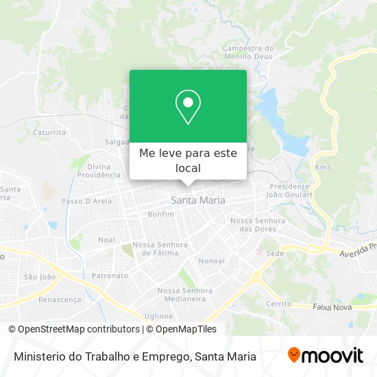 Ministerio do Trabalho e Emprego mapa