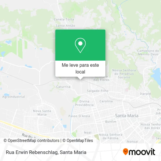 Rua Erwin Rebenschlag mapa