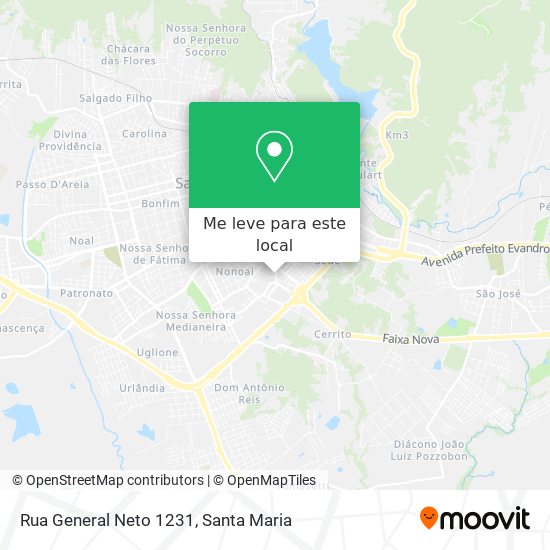 Rua General Neto 1231 mapa