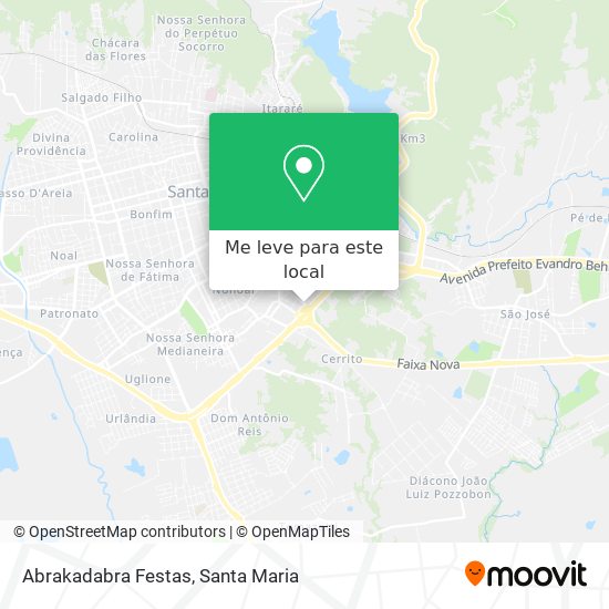 Abrakadabra Festas mapa