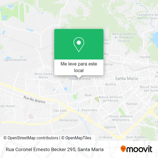 Rua Coronel Ernesto Becker 295 mapa
