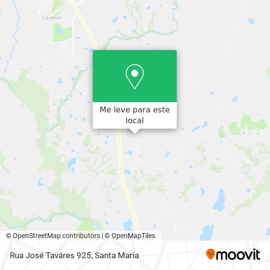 Rua José Taváres 925 mapa