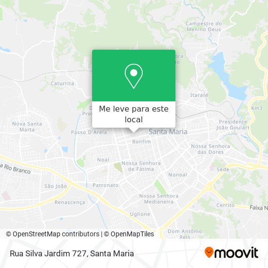 Rua Silva Jardim 727 mapa