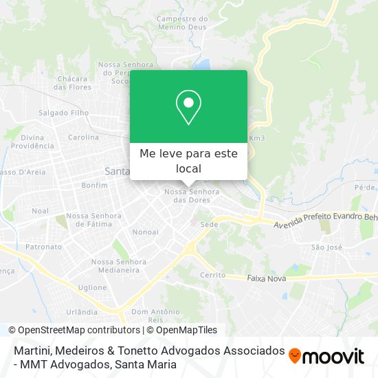 Martini, Medeiros & Tonetto Advogados Associados - MMT Advogados mapa
