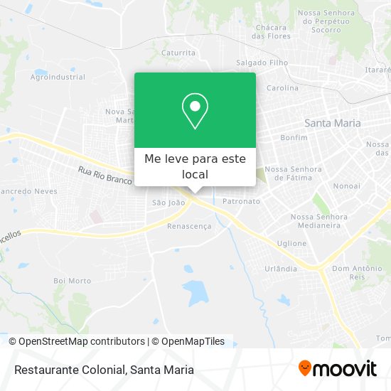 Restaurante Colonial mapa
