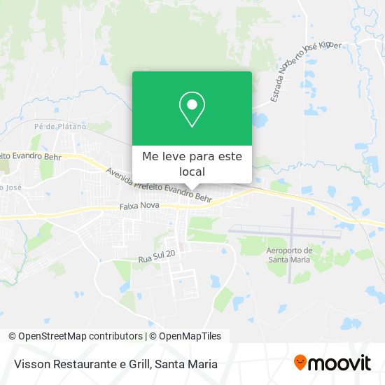 Visson Restaurante e Grill mapa