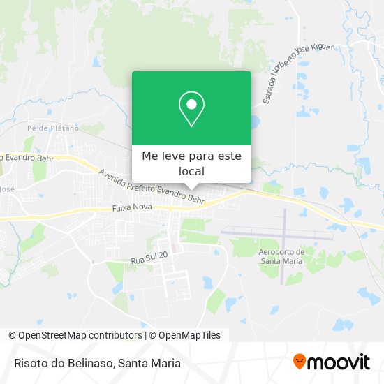 Risoto do Belinaso mapa