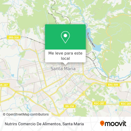 Nutrirs Comercio De Alimentos mapa